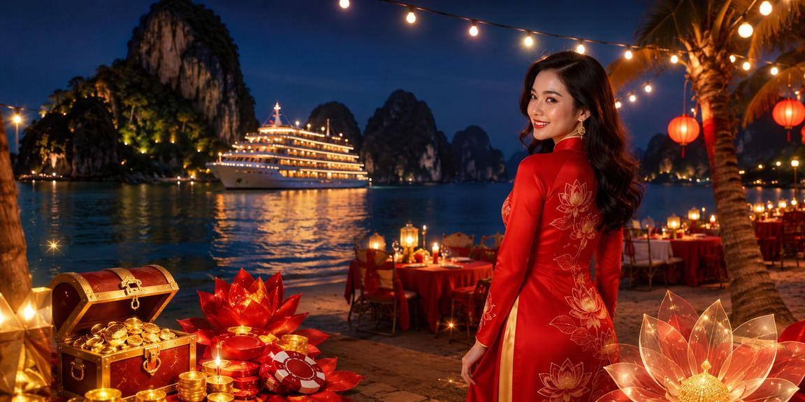 Không khí giải trí casino tại vịnh Hạ Long